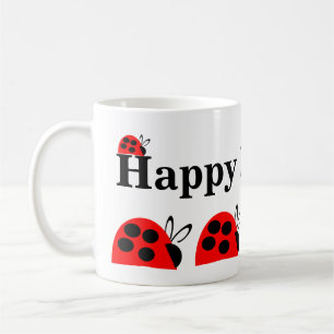 Caneca De Café Grátis Red Ladybug Birthday