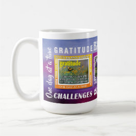 Caneca De Café gratitude 12-step butterfly slogans mug