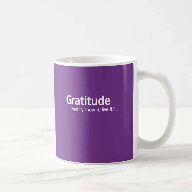 Caneca De Café Gratitude - pensamento Shapers™ (Direita)