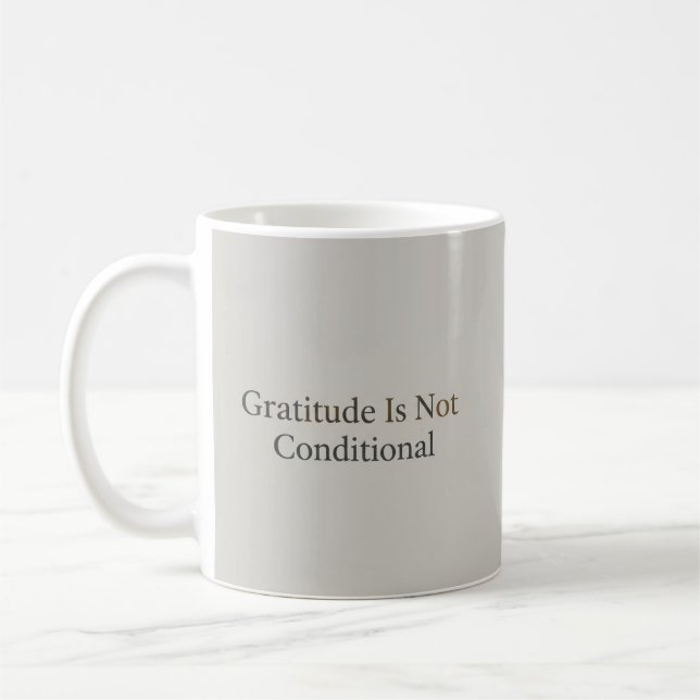 Caneca De Café Gratitude Remains: Every Rhythm of Life Sips (Esquerda)