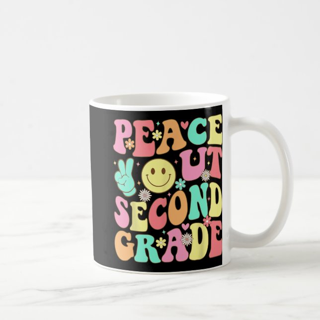 Caneca De Café Grau De segundo De Grau De Grau Secundário Do Últi (Direita)