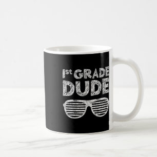 Caneca De Café Grau Dudefirst Grade Back to School