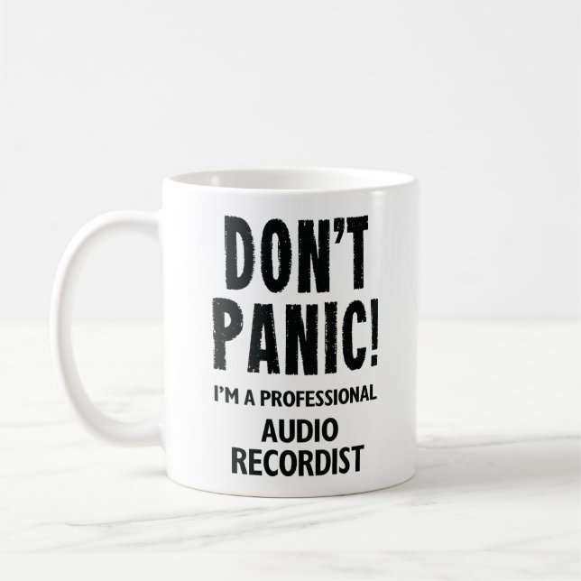 Caneca De Café Gravação de áudio (Esquerda)