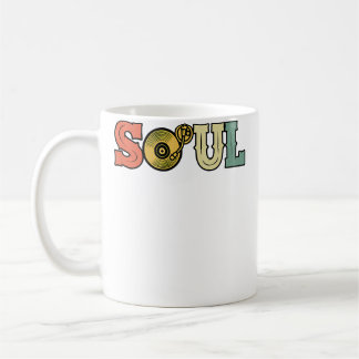 Caneca De Café Gravação de Soul Jazz Funk Prato de Vinil Música S