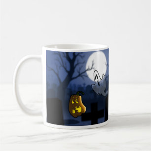 Caneca De Café Graveyard Scare Mug
