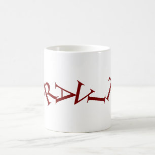 Caneca De Café Gravidade Tipografia Café Mug