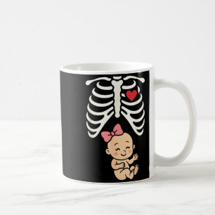 Caneca De Café Gravidez Bebê Menina Caixa Torácica Mamãe Fofa Inf