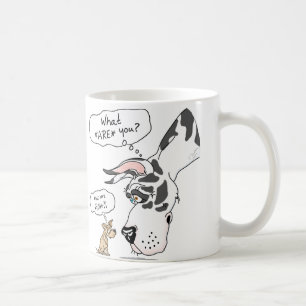 Caneca De Café Great Dane e Chihuahua Harlequin