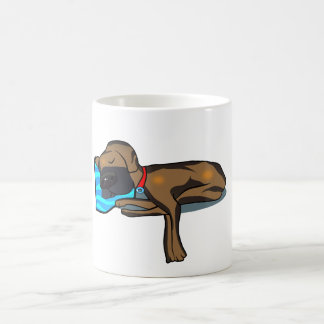 Caneca De Café Great dane que dorme no sofá