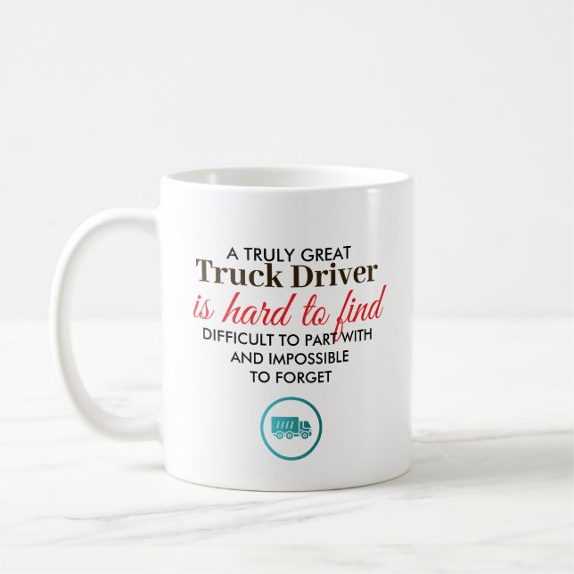 Caneca De Café Great Truck Driver Personalized Name Gift (Esquerda)