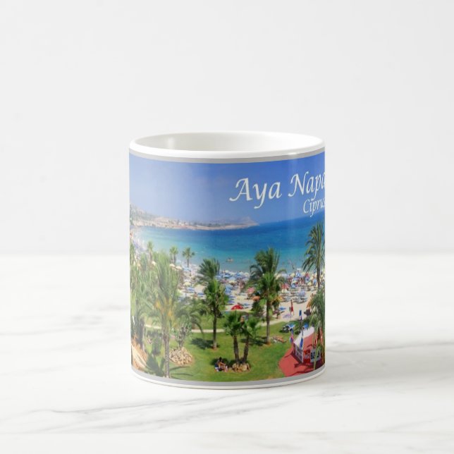 Caneca De Café Grécia - Chipre - Aya Napa - (Centro)