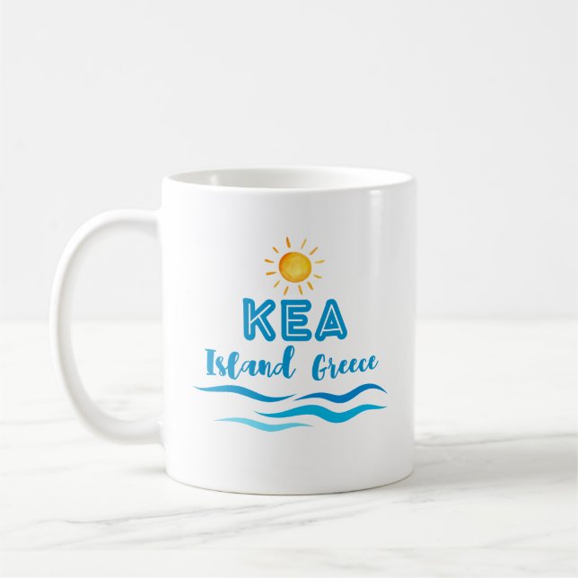 Caneca De Café Grécia da Ilha KEA (Esquerda)