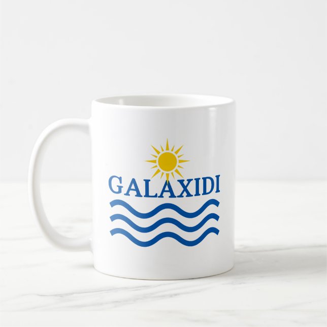 Caneca De Café GRÉCIA GALAXIDI, Ondas Sun (Esquerda)