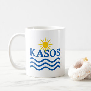 Caneca De Café Grécia KASOS. Água do Sol