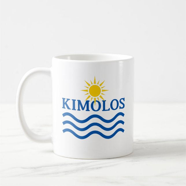 Caneca De Café Grécia KIMOLOS, Água do Sol (Esquerda)