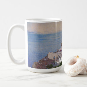 Caneca De Café Grécia personalizada Santorini Mug