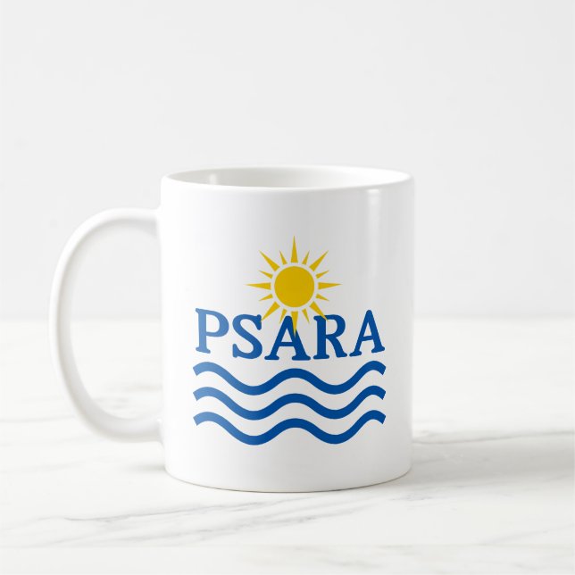 Caneca De Café Grécia PSARA, Ondas Sun (Esquerda)