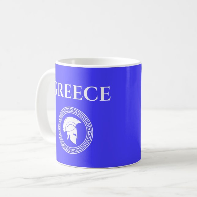 Caneca De Café Grécia Spartan (Frente Esquerda)