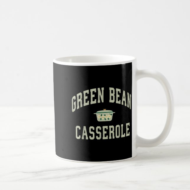 Caneca De Café Green Bean Cerole Funny Thanksgiving  (Direita)