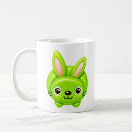 Caneca De Café Green Bunny