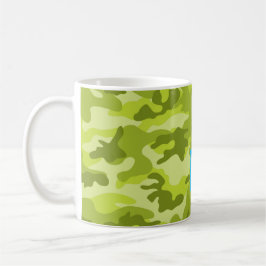 Caneca De Café Green Camo 13.1 Half Marathon Esportivo