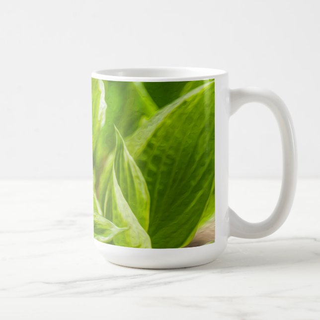 Caneca De Café Green Hosta Folaves (Direita)