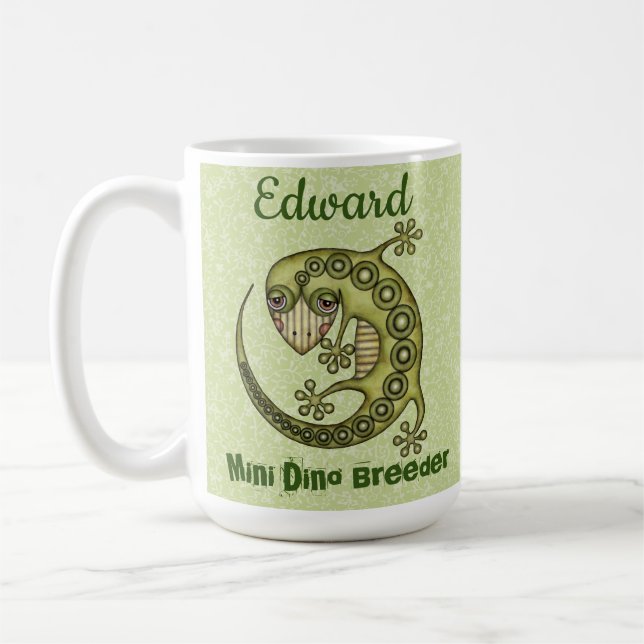Caneca De Café Green Lizard (Esquerda)