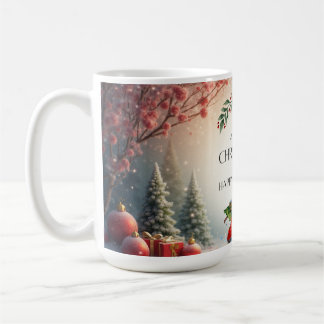Caneca De Café Green&red Chritsmas tree mug 2025