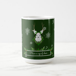 Caneca De Café Green Reindeer Coffee Mug
