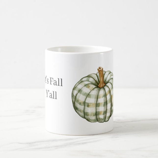 Caneca De Café Green Stripes Pumpkin   (Centro)