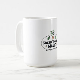 Caneca De Café Green Thumb Magic | Urban Gardening Cofee Mug