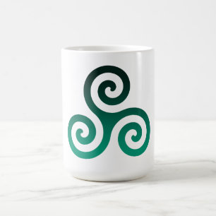 Caneca De Café Green Triskele