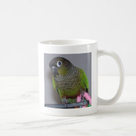 Caneca De Café Greencheek adorável Conure
