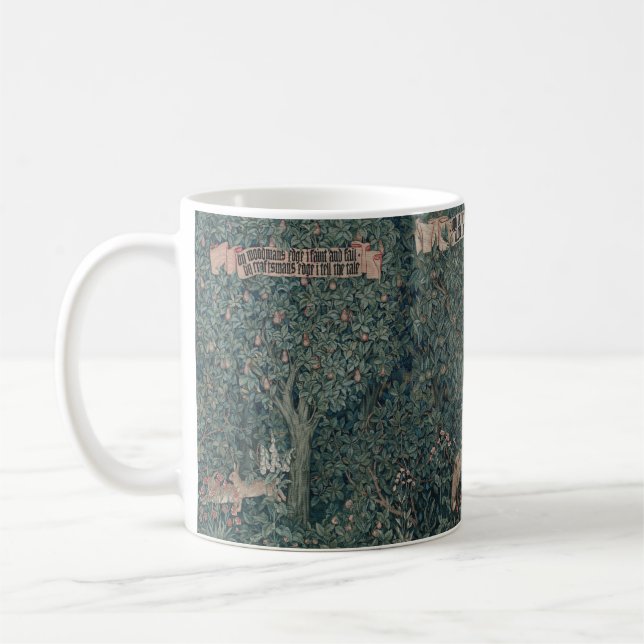 Caneca De Café Greenery, Victorian Era Tapestry by Henry Dearle (Esquerda)