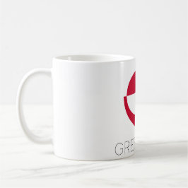 Caneca De Café Greenland Flag Coffee Mug