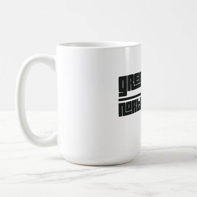 Caneca De Café Greensboro - Carolina do Norte (Esquerda)
