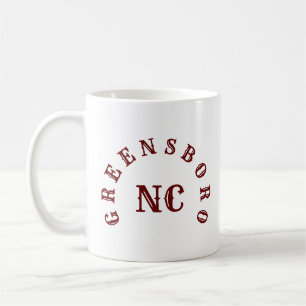 Caneca De Café Greensboro, North Carolina Coffee Mug