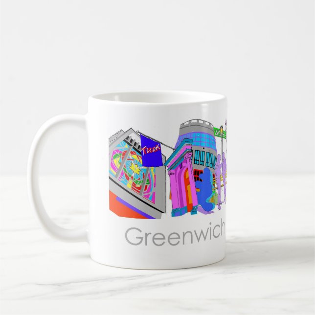 Caneca De Café Greenwich Village NYC (Esquerda)