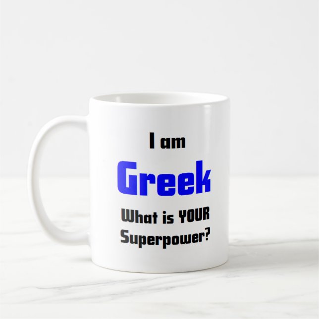 Caneca De Café grego (Esquerda)