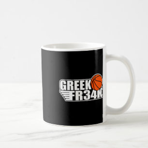 Caneca De Café Grego Fr&#; k Bysketbyll Milwaukee Freak Geek