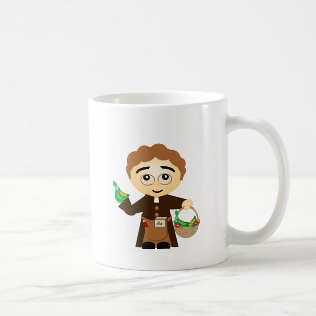 Caneca De Café Gregor Mendel (Direita)