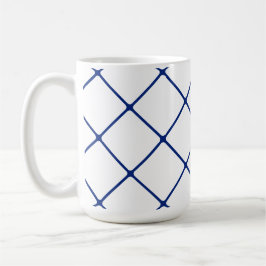 Caneca De Café Grelha Azul (angular)