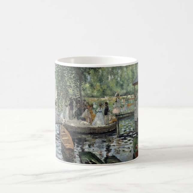 Caneca De Café Grenouillere Renoir Impressionista Pintura (Centro)