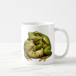 Caneca De Café Grenouilles amoureuses
