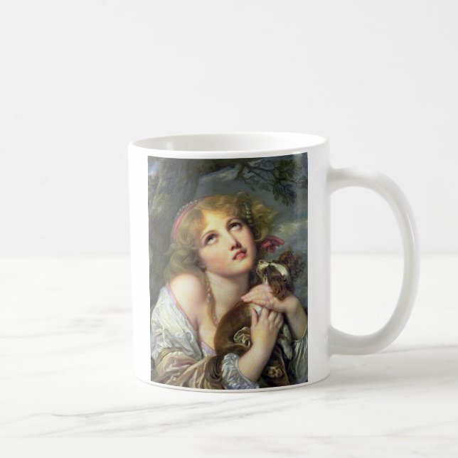 Caneca De Café Greuze Papillon/Phalene Fidelity (Direita)