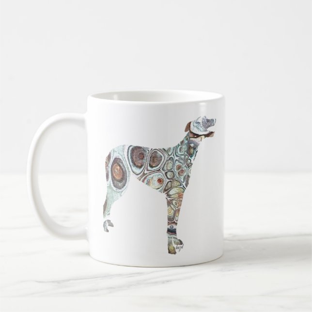 Caneca De Café Greyhound, Greyhound (Esquerda)