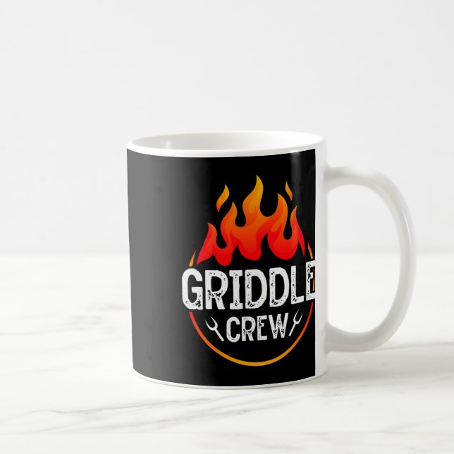 Caneca De Café Griddle Grill Squad Team Barbecue Churrasco Griddl (Direita)