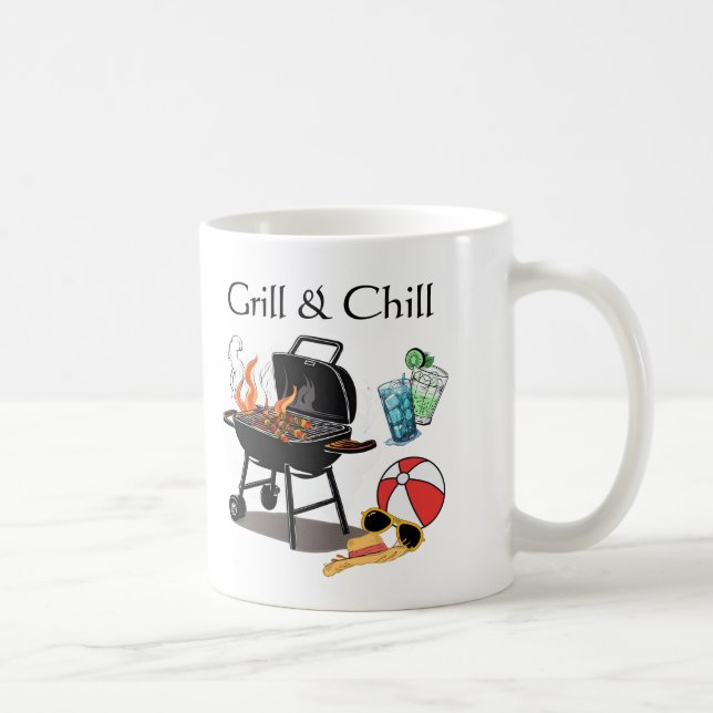 Caneca De Café Grill & Chill (Direita)