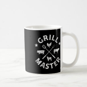 Caneca De Café Grill Master Funny Pork Barbecue Grillmaster M
