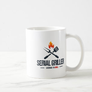 Caneca De Café Griller Churrasco Grillmaster Funny Grill